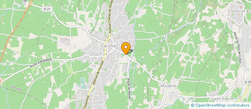 localisation de l'entreprise EARL DOMAINE LOU MAGNAN  CAROMB