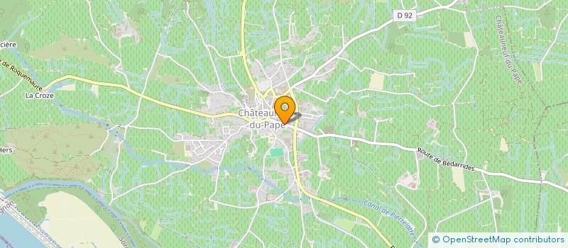 localisation de l'entreprise EARL DOMAINE MAYARD  CHATEAUNEUF-DU-PAPE