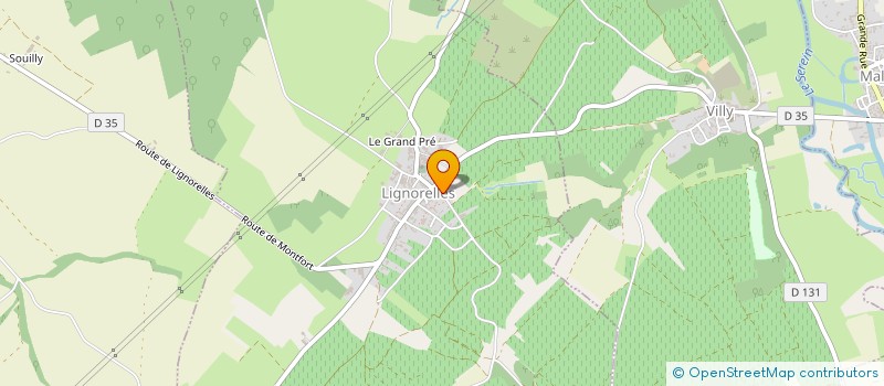 localisation de l'entreprise EARL DOMAINE ORION à PREHY
