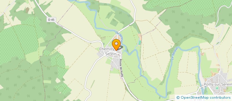 localisation de l'entreprise EARL DOMAINE OUDIN  CHICHEE