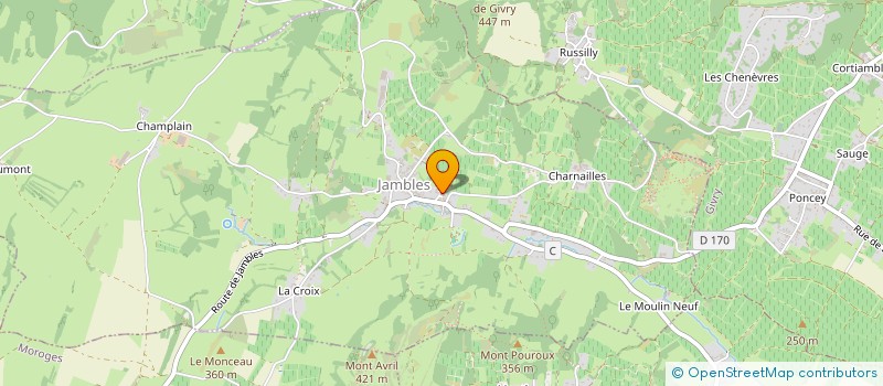 localisation de l'entreprise EARL DOMAINE PATRICK SIZE à SAINT-MARTIN-SOUS-MONTAIGU