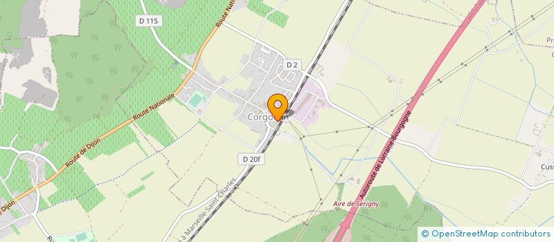 localisation de l'entreprise EARL DOMAINE PETITOT JEAN ET FILS à CORGOLOIN