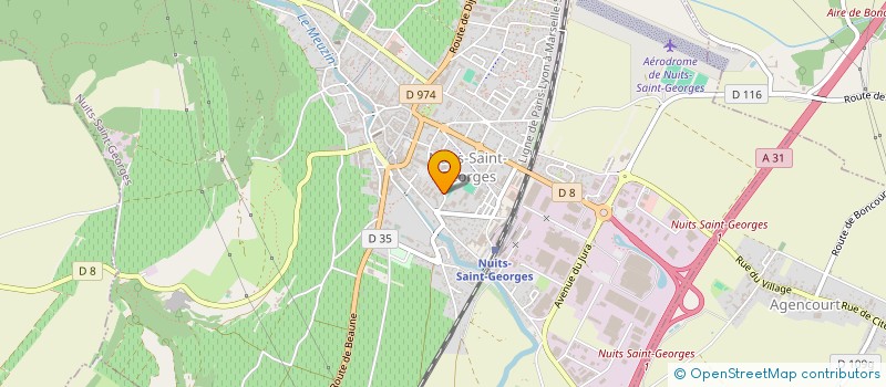 localisation de l'entreprise EARL DOMAINE PHILIPPE GAVIGNET à NUITS-SAINT-GEORGES
