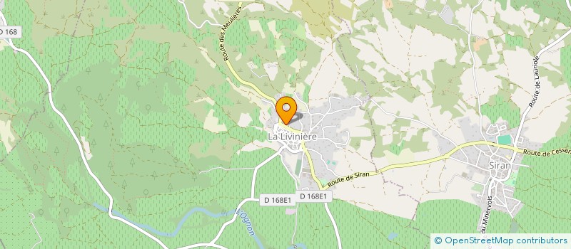 localisation de l'entreprise EARL DOMAINE PICCININI à LA LIVINIERE
