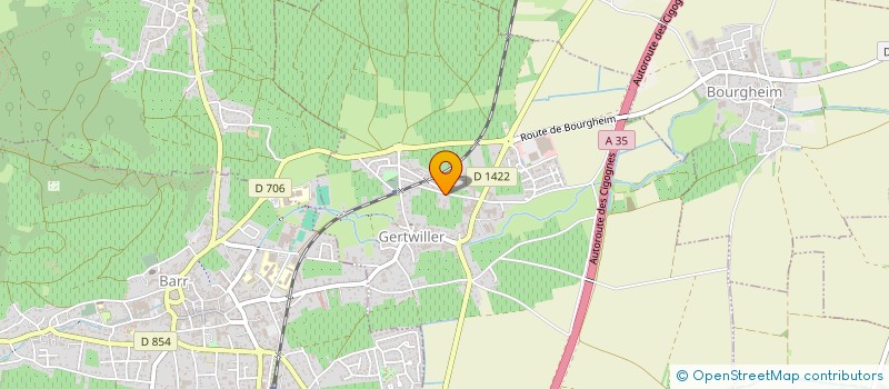 localisation de l'entreprise EARL DOMAINE ROSFELDER  GERTWILLER