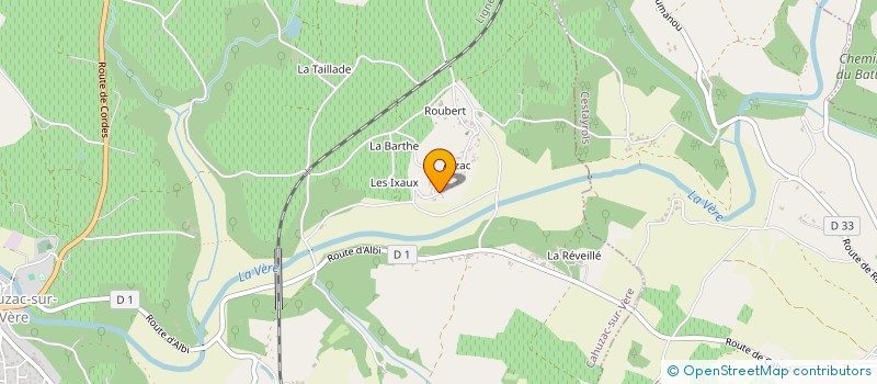 localisation de l'entreprise EARL DOMAINE SALVY  CAHUZAC-SUR-VERE