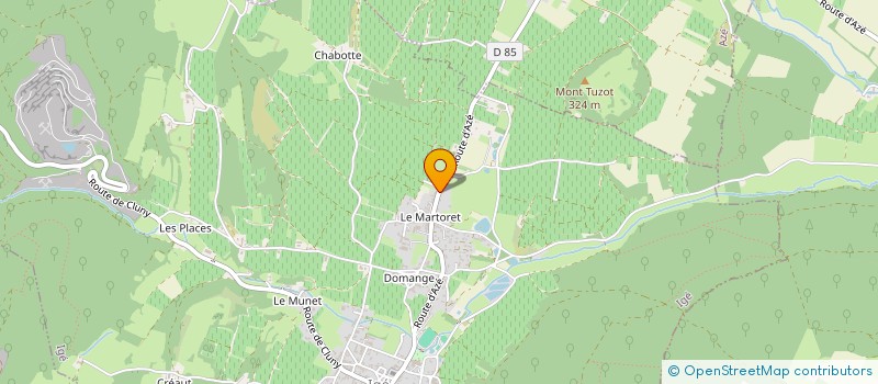 localisation de l'entreprise EARL DOMAINE SINARDET à IGE