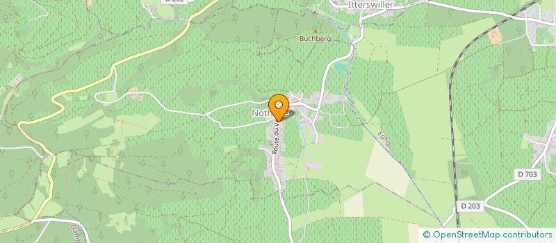 localisation de l'entreprise EARL DOMAINE SOHLER PHILIPPE  NOTHALTEN