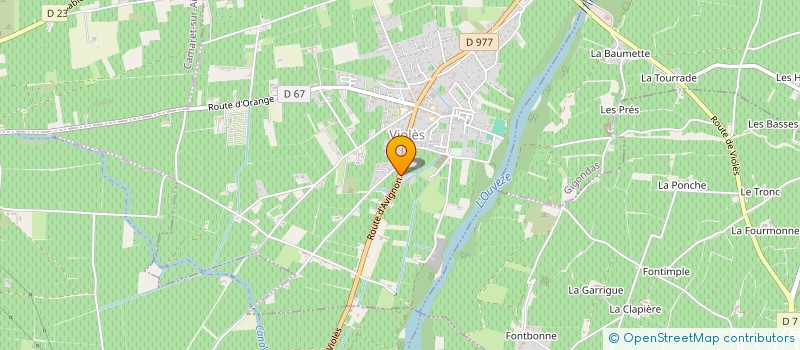 localisation de l'entreprise EARL DOMAINE TENON  VIOLES