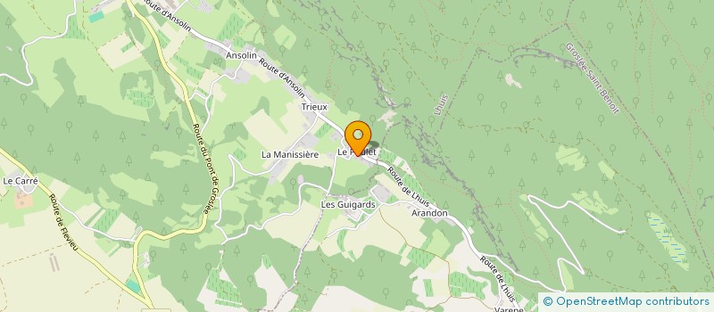 localisation de l'entreprise EARL DOMAINE TRICHON à LHUIS