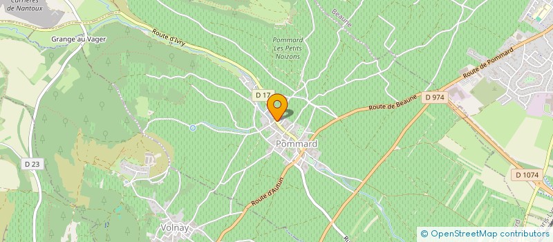 localisation de l'entreprise EARL DOMAINE VIRELY ARCELAIN à POMMARD