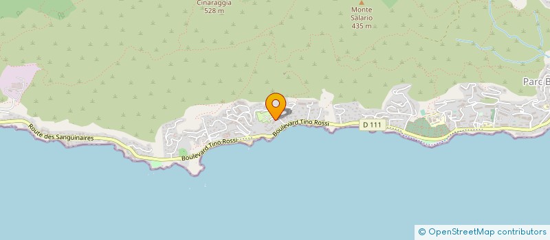 localisation de l'entreprise EARL DOMAINE VITICOLE SAN BIAGGIO à AJACCIO