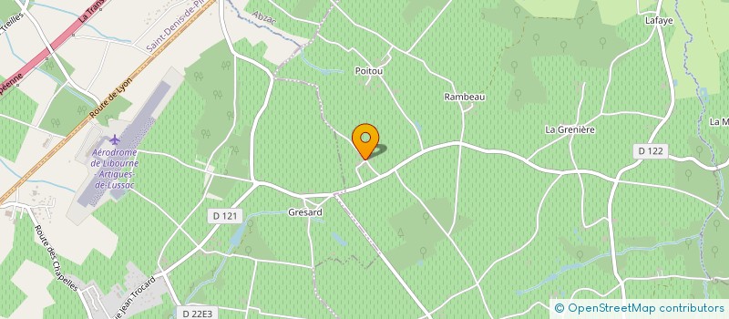 localisation de l'entreprise EARL DOMAINES JUZAN à LUSSAC