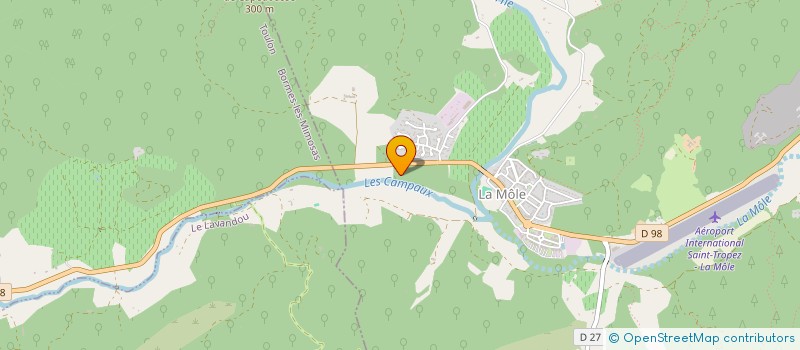 localisation de l'entreprise EARL DOMAINES SIOUVETTE  LA MOLE