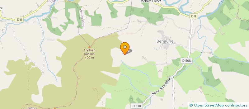 localisation de l'entreprise EARL DONAPETRIA à ARMENDARITS