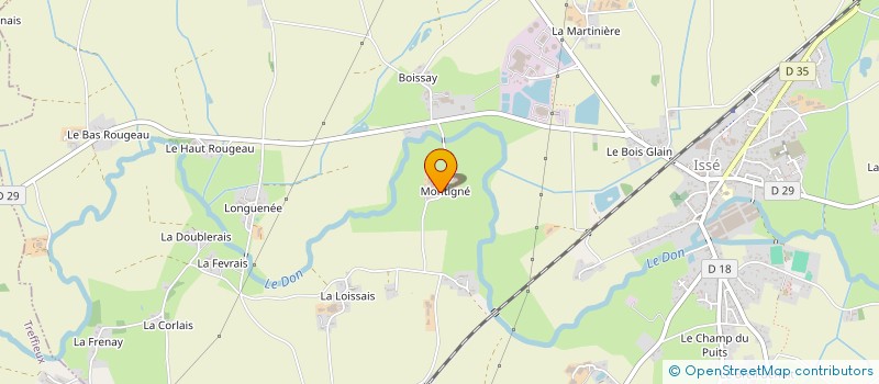 localisation de l'entreprise EARL DONLIEU  ISSE