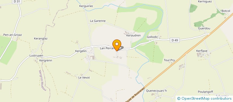 localisation de l'entreprise EARL DONNIOU TRUBUILT à PLOUNEVEZ-QUINTIN