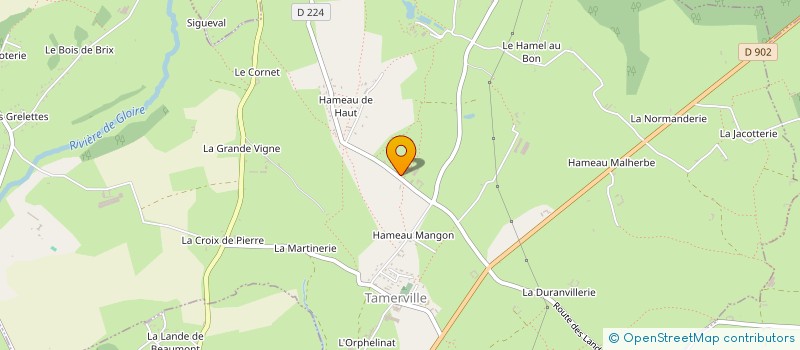 localisation de l'entreprise EARL DORANGE à TAMERVILLE