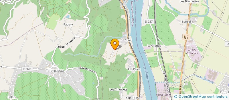 localisation de l'entreprise EARL DOREL à ANDANCE