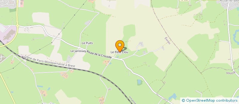 localisation de l'entreprise EARL DORMET BENOITE  EVRON