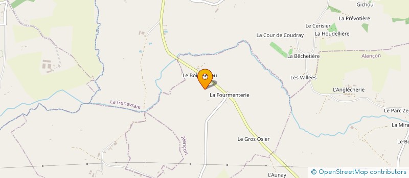 localisation de l'entreprise EARL DORRELLS. à SAINT-LEONARD-DES-PARCS