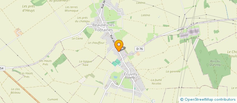 localisation de l'entreprise EARL DOUCET REYNEN  OGNOLLES