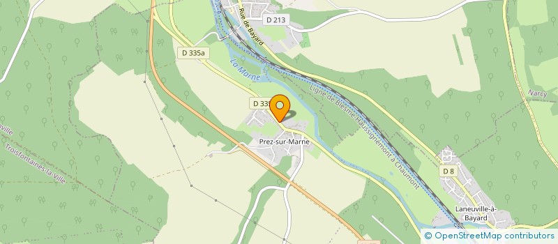 localisation de l'entreprise EARL DOUVERNELLE à BAYARD-SUR-MARNE