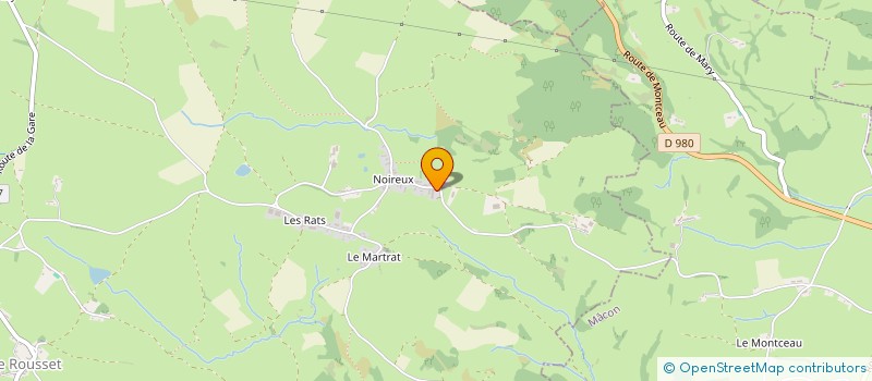 localisation de l'entreprise EARL DRAVERT  LE ROUSSET-MARIZY