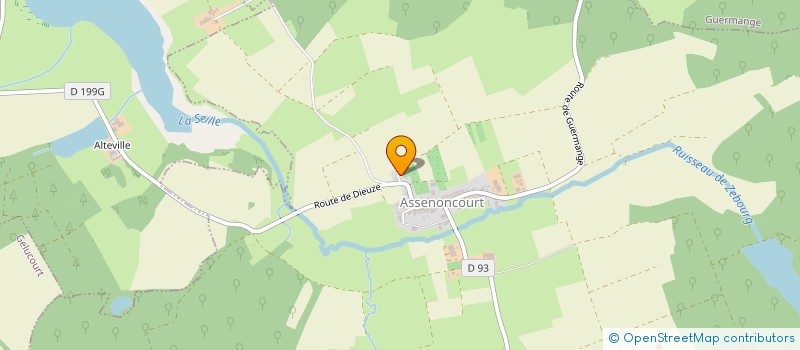 localisation de l'entreprise EARL DREYER FREDERIC  ASSENONCOURT