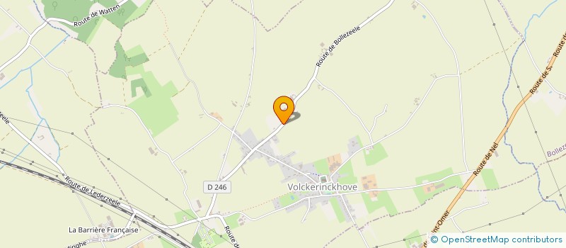 localisation de l'entreprise EARL DRIEUX BERTRAND à VOLCKERINCKHOVE