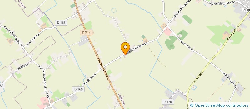 localisation de l'entreprise EARL DU BACQUEROT  LAVENTIE
