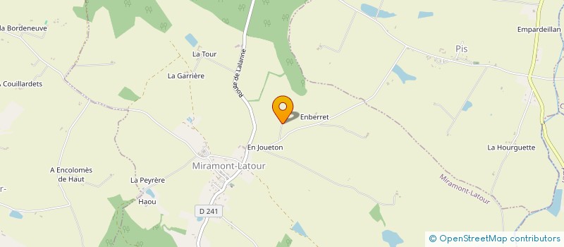 localisation de l'entreprise EARL DU BALEYRON  MONTESTRUC-SUR-GERS