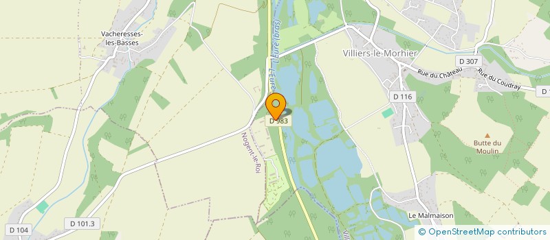 localisation de l'entreprise EARL DU BAS BOURRAY à VILLIERS-LE-MORHIER