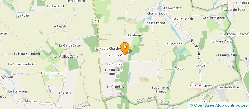 localisation de l'entreprise EARL DU BELLAN  SAINT-JUVAT