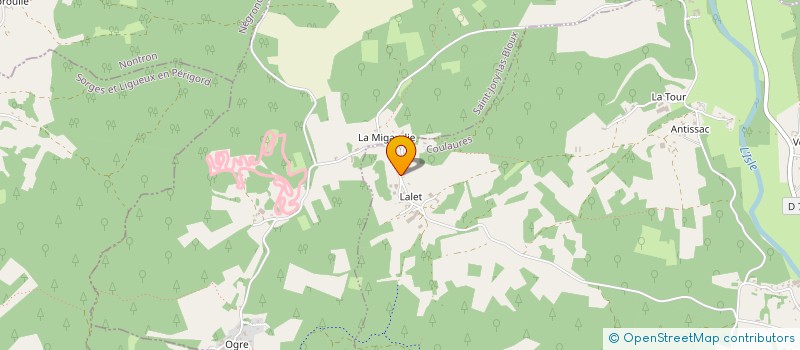 localisation de l'entreprise EARL DU BERCAIL à SORGES-ET-LIGUEUX-EN-PERIGORD