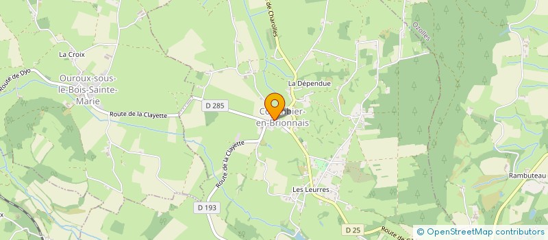 localisation de l'entreprise EARL DU BERRURIER à VARENNES-SOUS-DUN