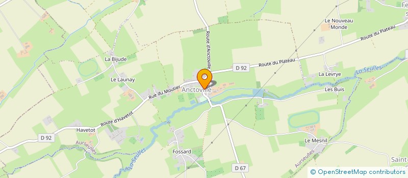 localisation de l'entreprise EARL DU BIEVILLE à AURSEULLES
