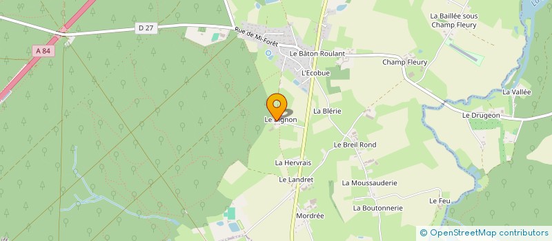 localisation de l'entreprise EARL DU BIGNON à LIFFRE