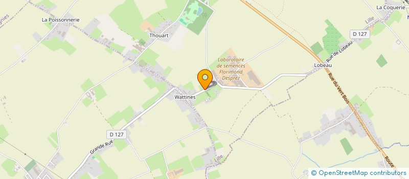 localisation de l'entreprise EARL DU BOCQUIAU  CAPPELLE-EN-PEVELE