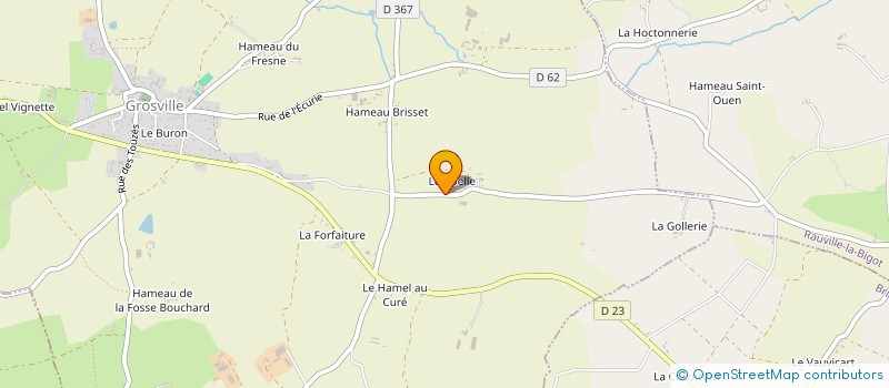 localisation de l'entreprise EARL DU BOELLE  GROSVILLE