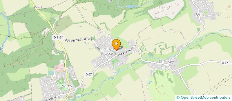 localisation de l'entreprise EARL DU BOIS  POURNOY-LA-GRASSE