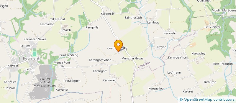 localisation de l'entreprise EARL DU BOIS  PEUMERIT