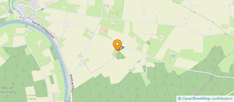localisation de l'entreprise EARL DU BOIS D'ENVEZE  AVOISE
