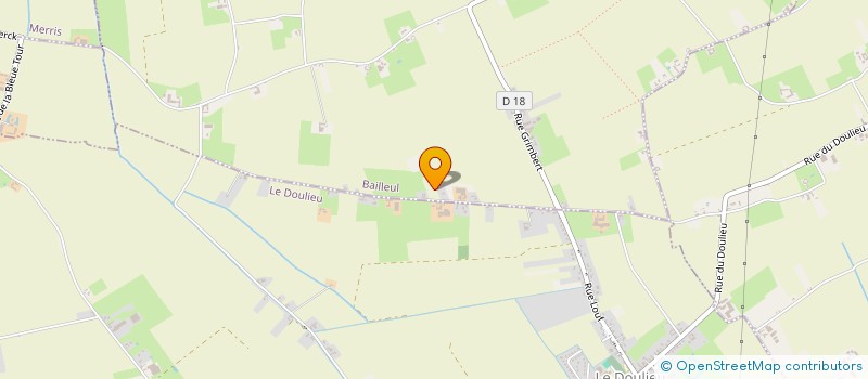 localisation de l'entreprise EARL DU BOIS DE BAILLEUL à BAILLEUL