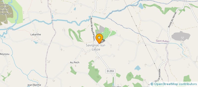 localisation de l'entreprise EARL DU BOIS DE FONTAINE  PAULHIAC