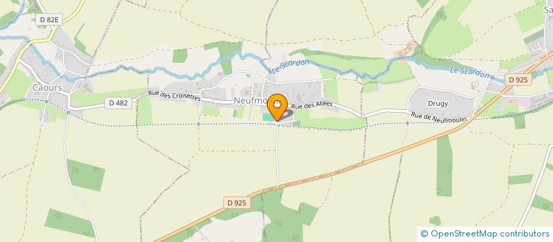 localisation de l'entreprise EARL DU BOIS DE L ABBAYE  NEUFMOULIN