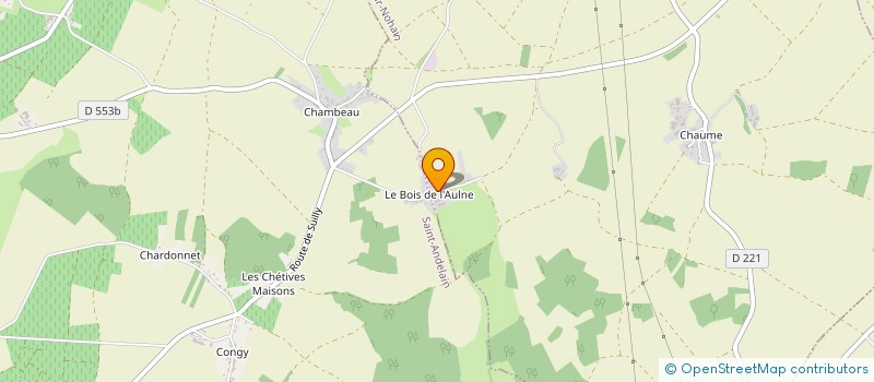 localisation de l'entreprise EARL DU BOIS DE L'AULNE à SAINT-QUENTIN-SUR-NOHAIN