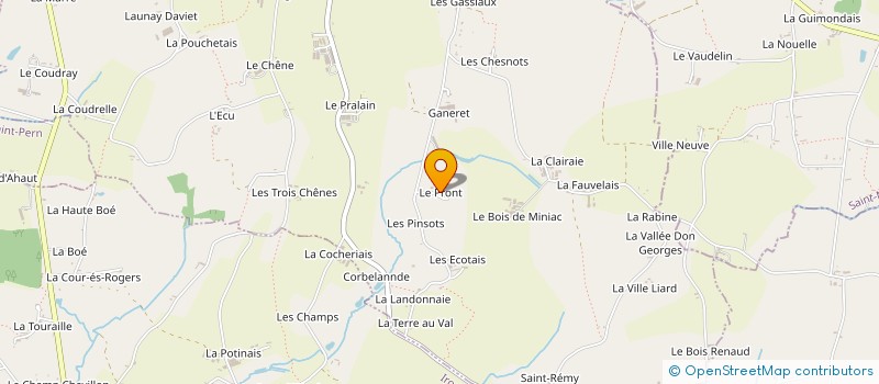 localisation de l'entreprise EARL DU BOIS DE MINIAC à MINIAC-SOUS-BECHEREL