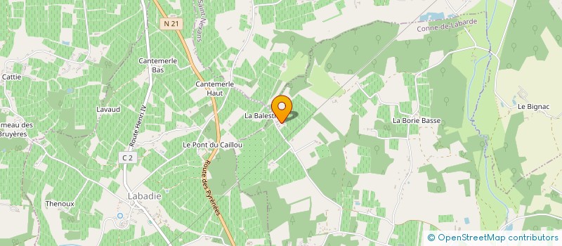 localisation de l'entreprise EARL DU BOIS DE POURQUIE à CONNE-DE-LABARDE