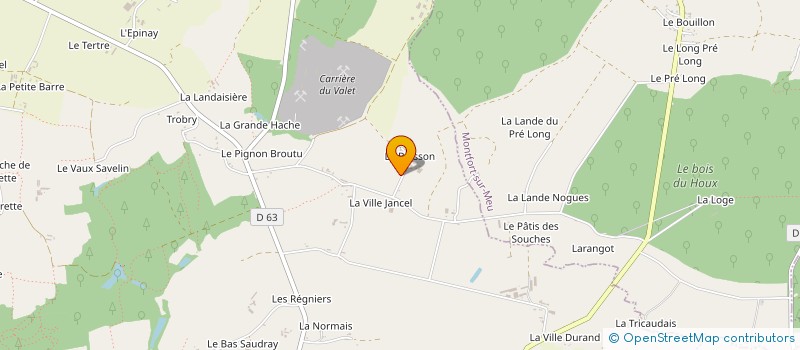 localisation de l'entreprise EARL DU BOIS DE RANLOU à SAINT-MALON-SUR-MEL